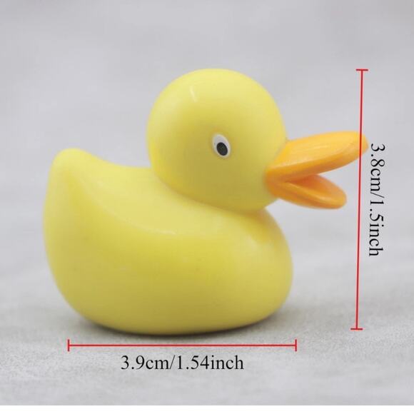 American Girl RUBBER DUCK 1.5" Toy Pet Bath Yellow Chick Bird Doll Accessory NEW - Picture 3 of 4